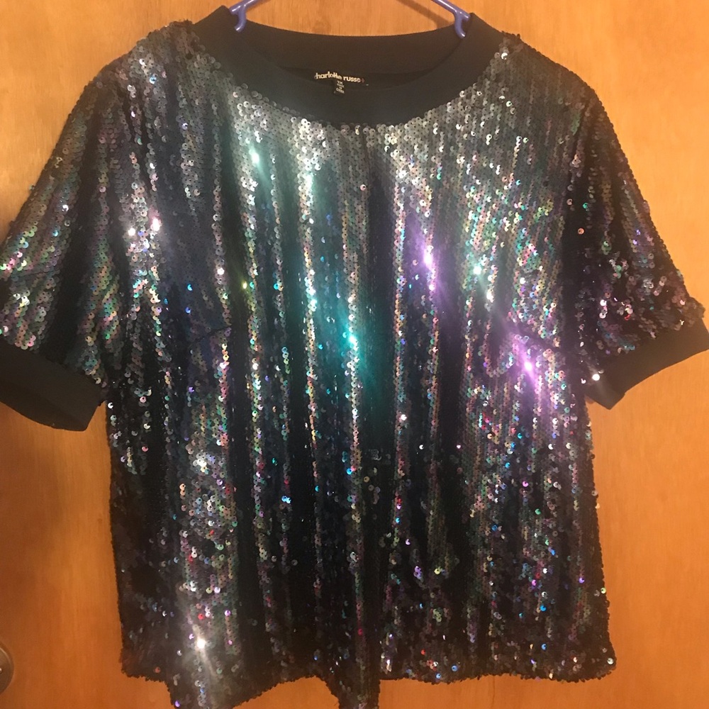 Beautiful Sequin crop top